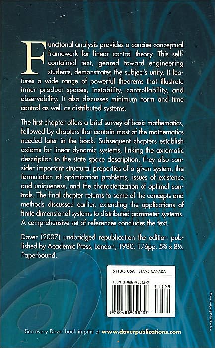 Functional Analysis and Linear Control Theory