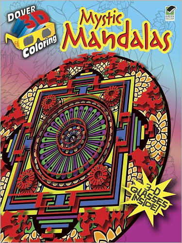 3-D Coloring Book--Mystic Mandalas