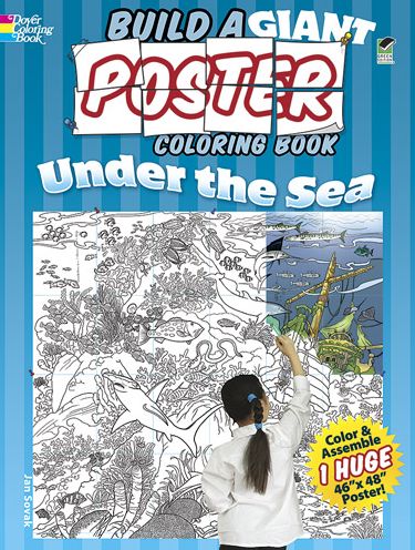 Build a Giant Poster Coloring Book--Under the Sea