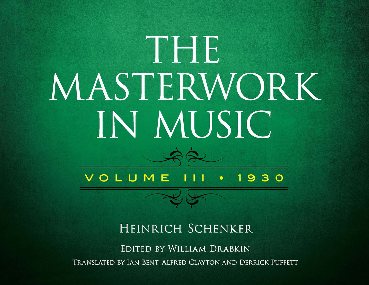 The Masterwork in Music: Volume III, 1930
