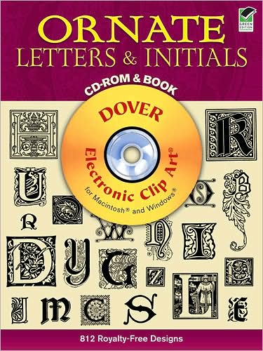 Ornate Letters and Initials CD-ROM and Book