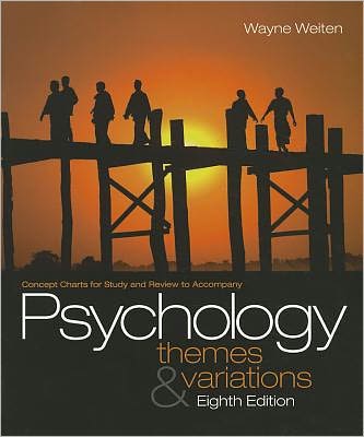 Concept Charts for Weiten's Psychology: Themes and Variations, 8th