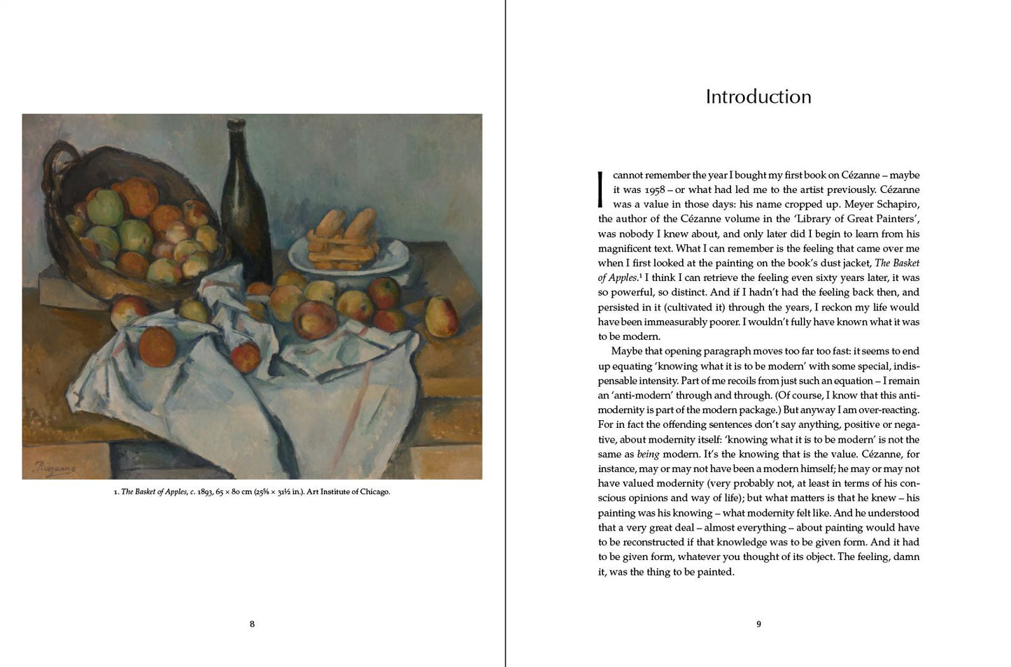 If These Apples Should Fall: Cezanne and the Present