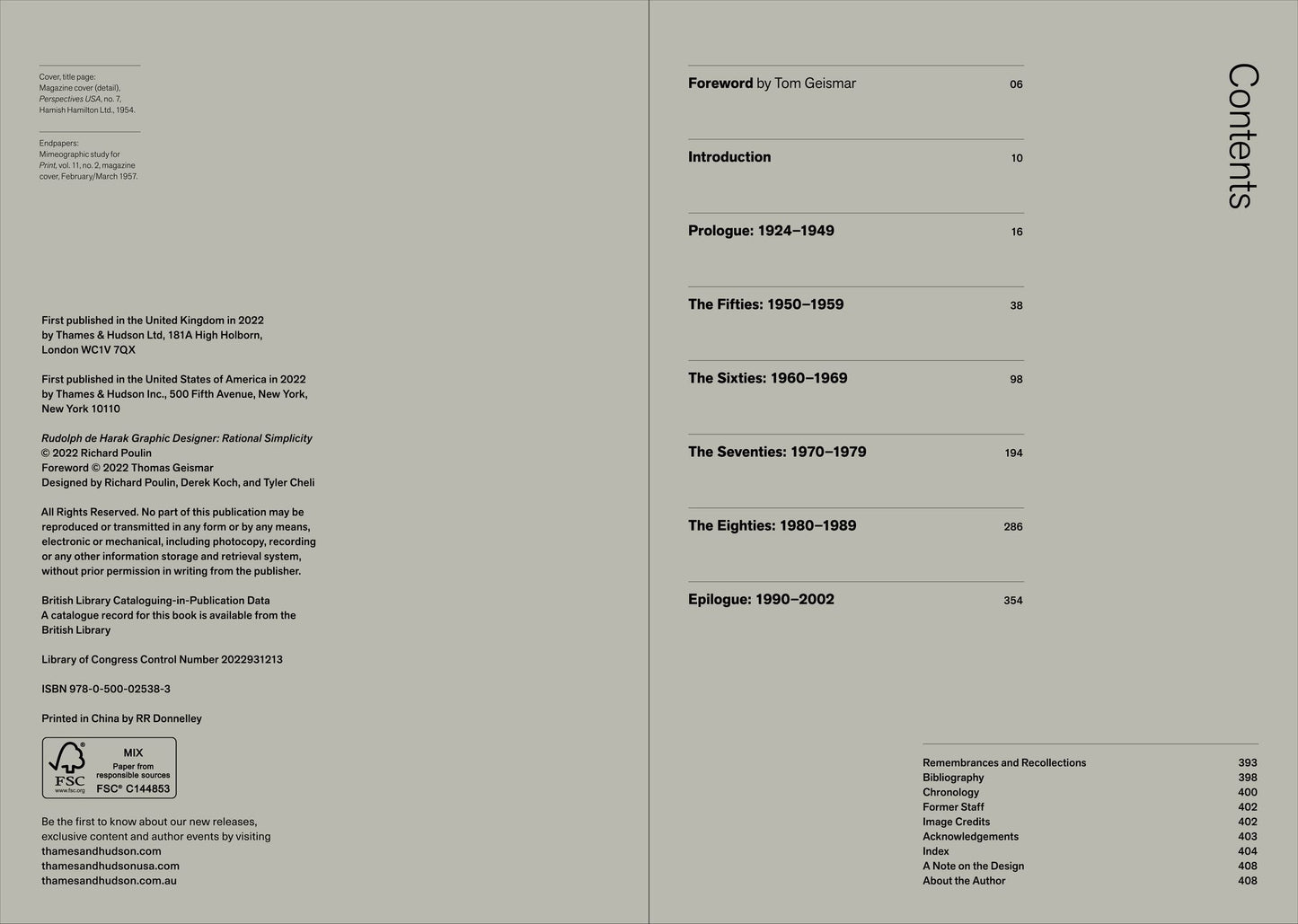 Rudolph de Harak Graphic Designer: Rational Simplicity