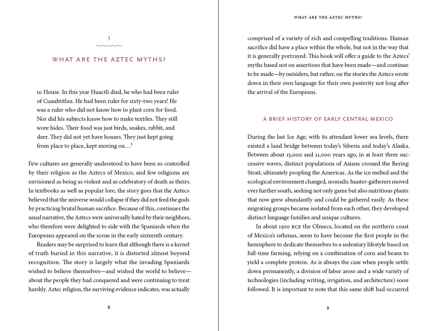 The Aztec Myths: A Guide to the Ancient Stories and Legends