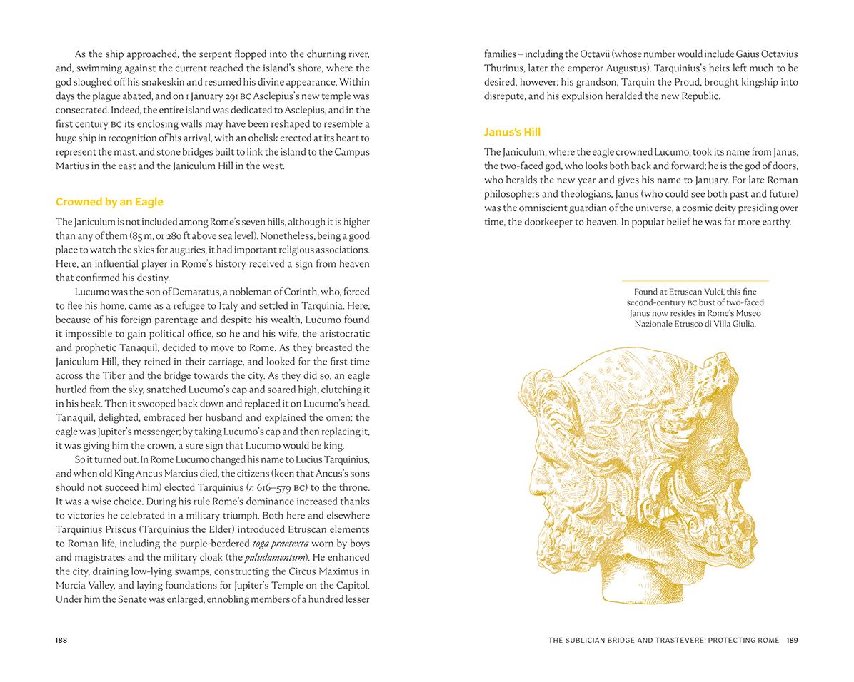 Roman Mythology: A Traveler's Guide from Troy to Tivoli