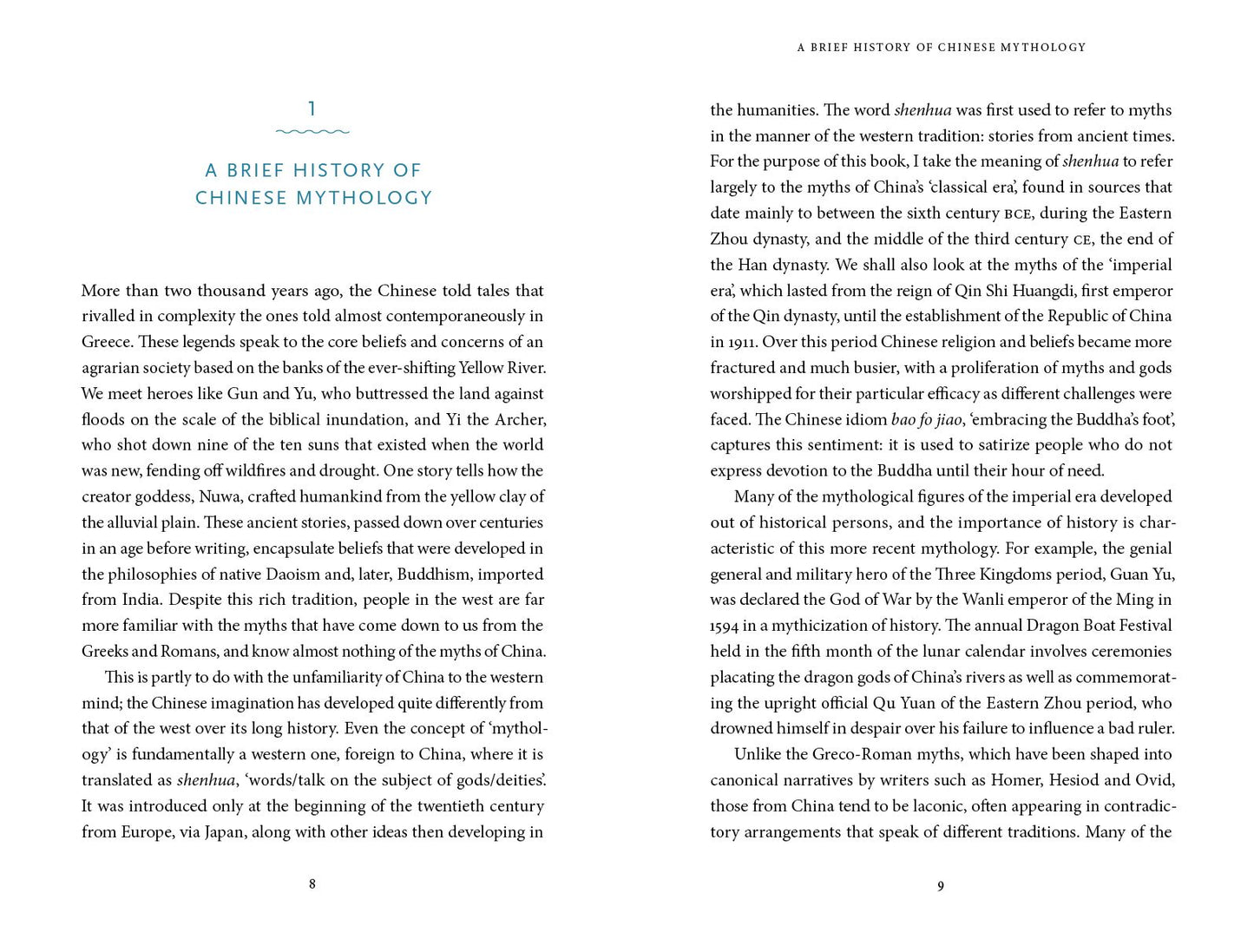 The Chinese Myths: A Guide to the Gods and Legends