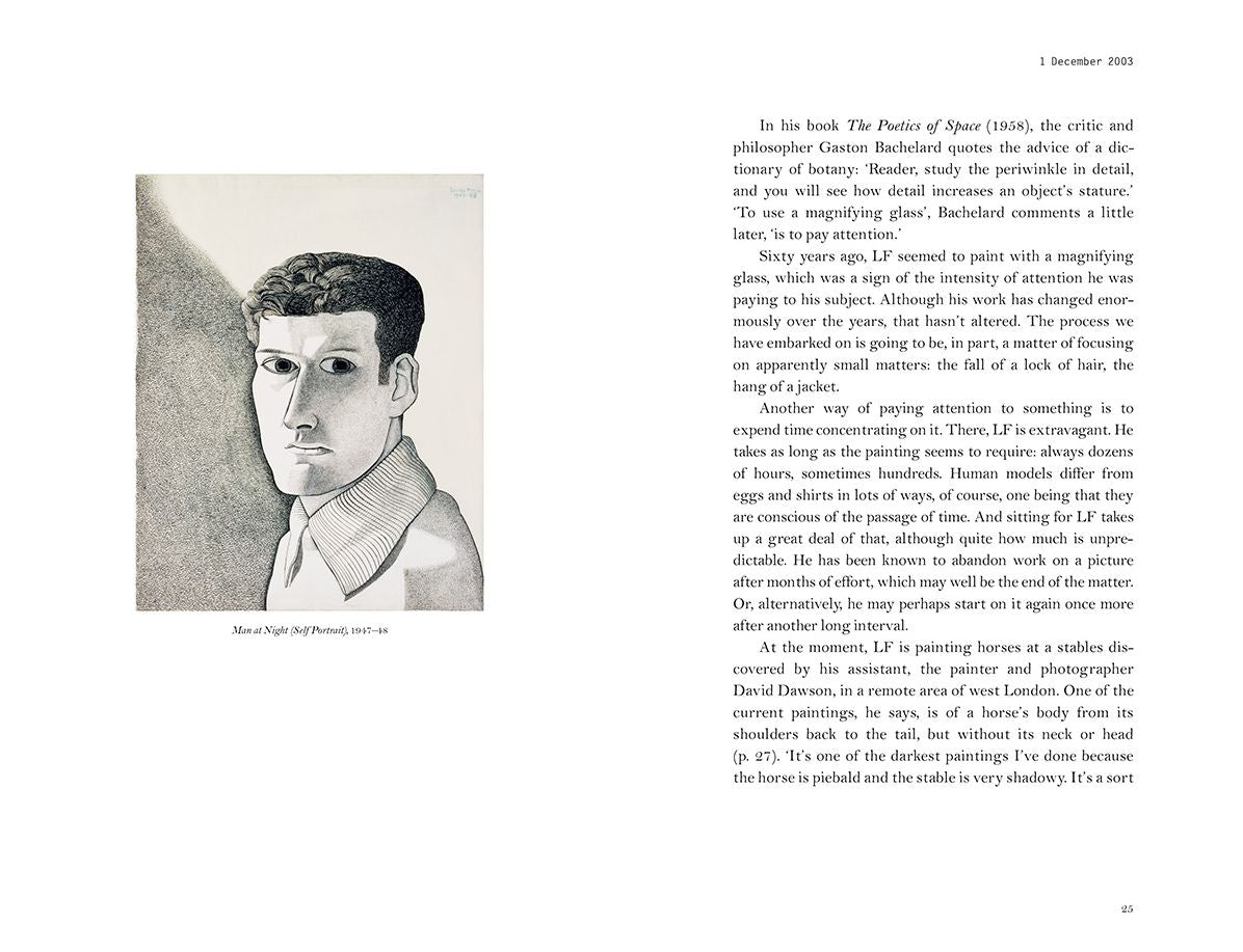 Man with a Blue Scarf: On Sitting for a Portrait by Lucian Freud