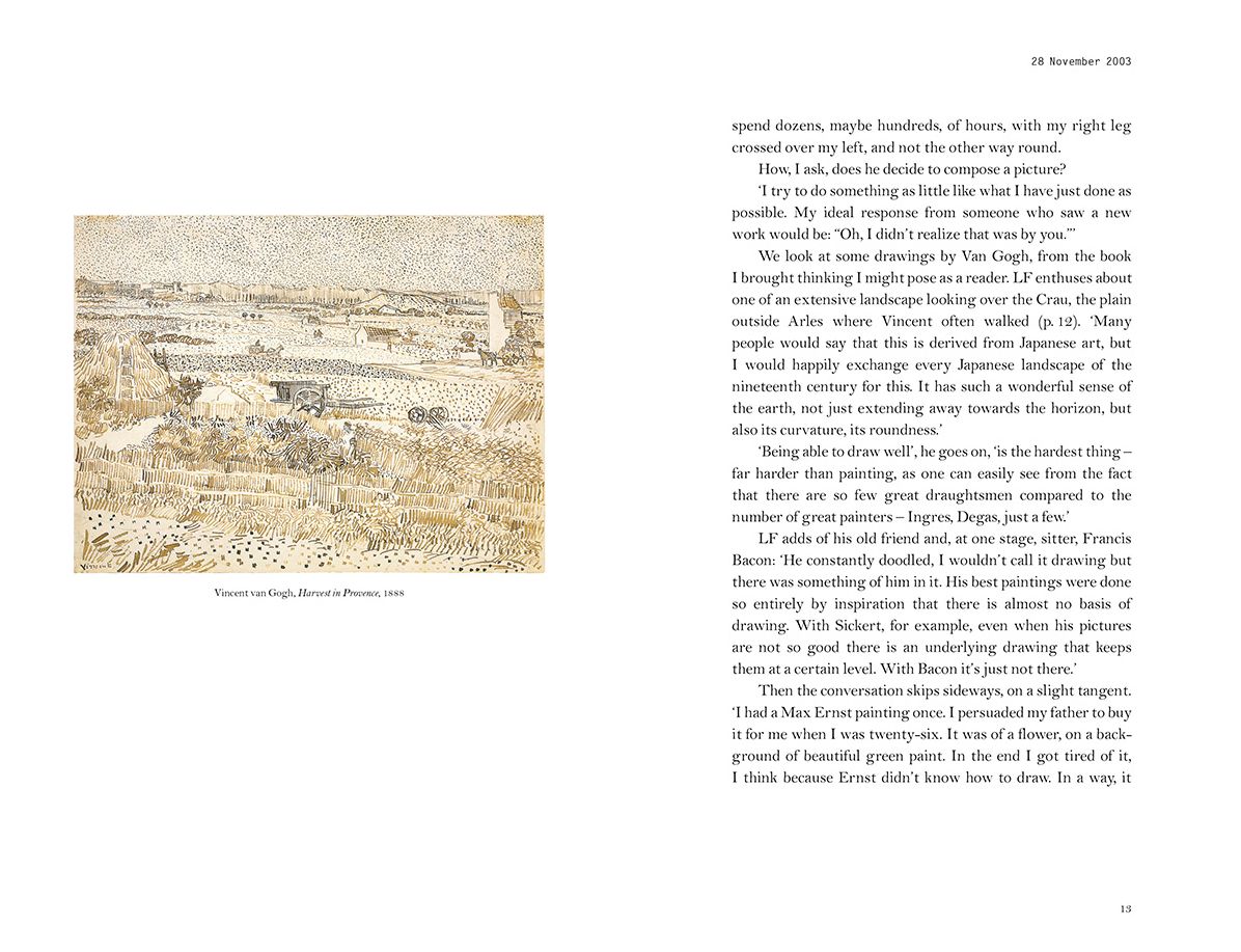 Man with a Blue Scarf: On Sitting for a Portrait by Lucian Freud