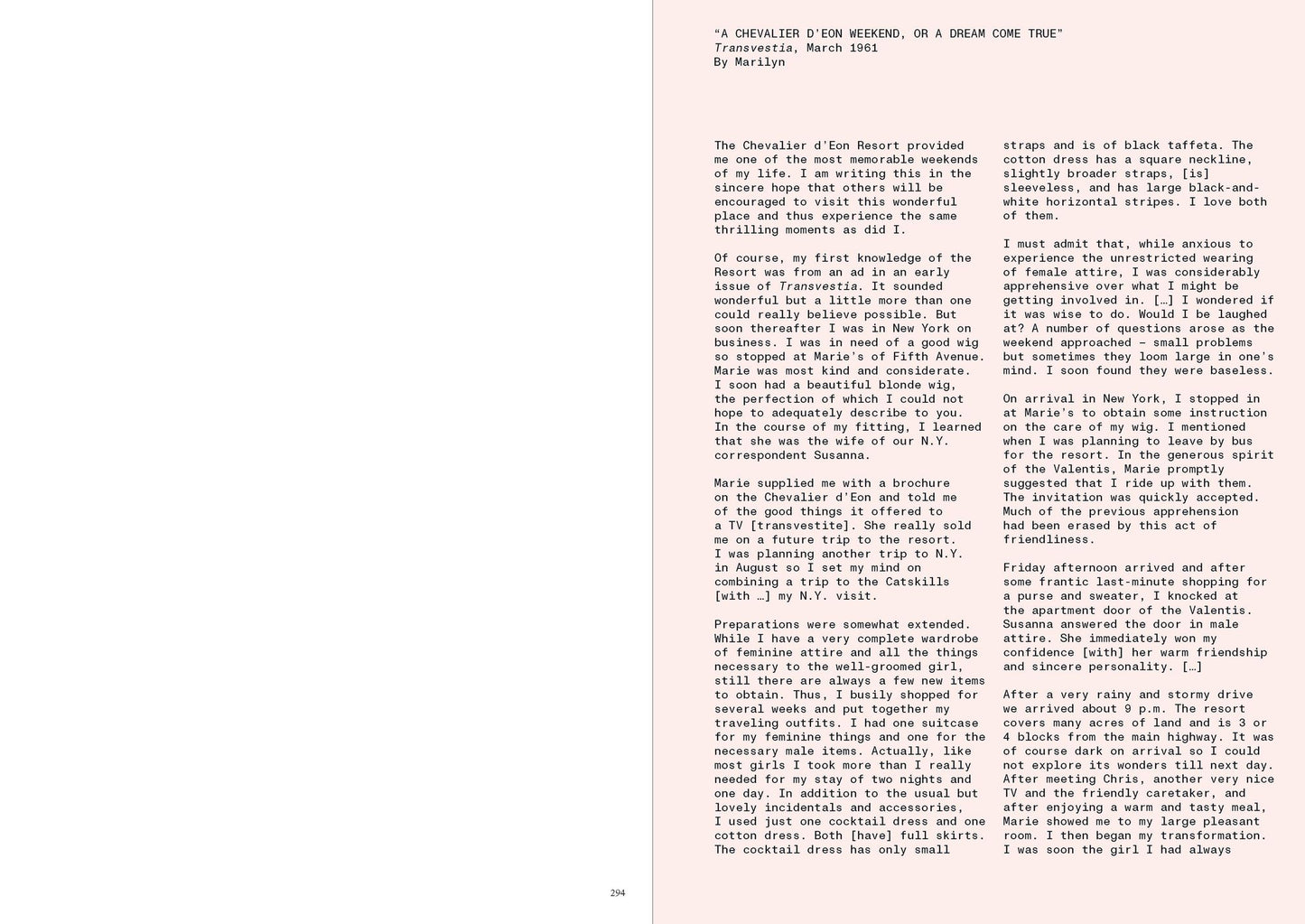 Casa Susanna: The Story of the First Trans Network in the United States, 1959-1968