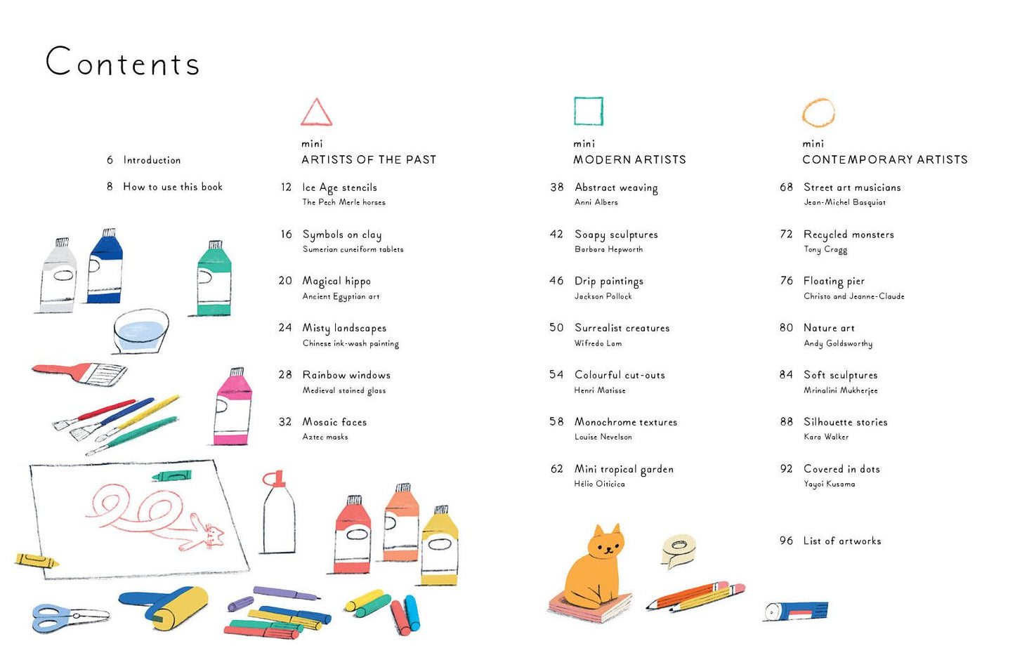 Mini Artists: 20 projects inspired by the great artists