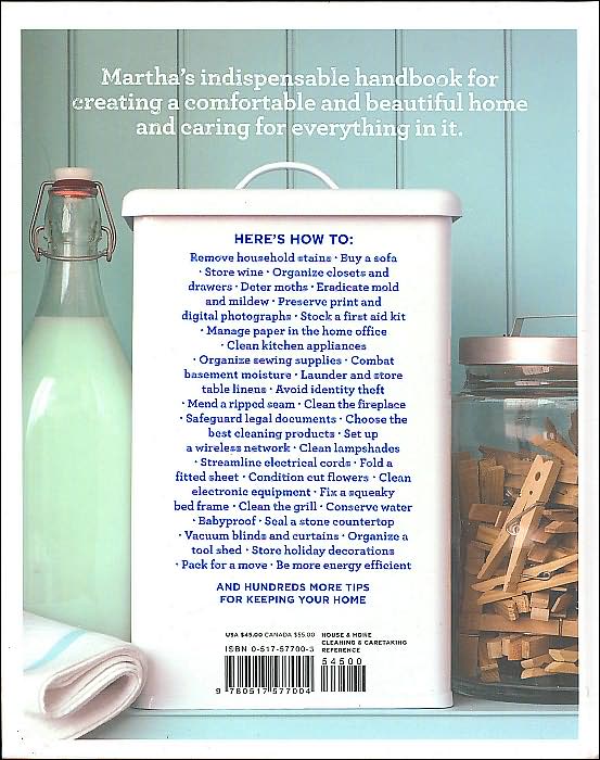 Martha Stewart's Homekeeping Handbook: The Essential Guide for Caring for Everything in Your Home