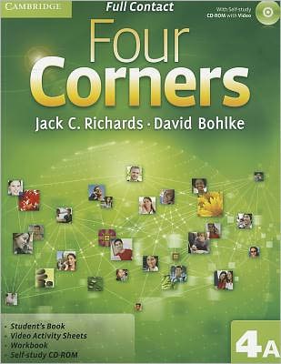 Four Corners Level 4 Full Contact A with Self-study CD-ROM