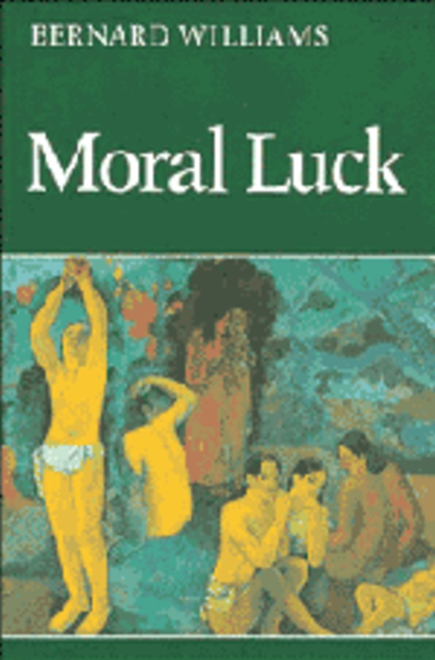 Moral Luck: Philosophical Papers, 1973-1980