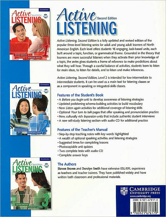 Active Listening 2 Student's Book with Self-study Audio CD