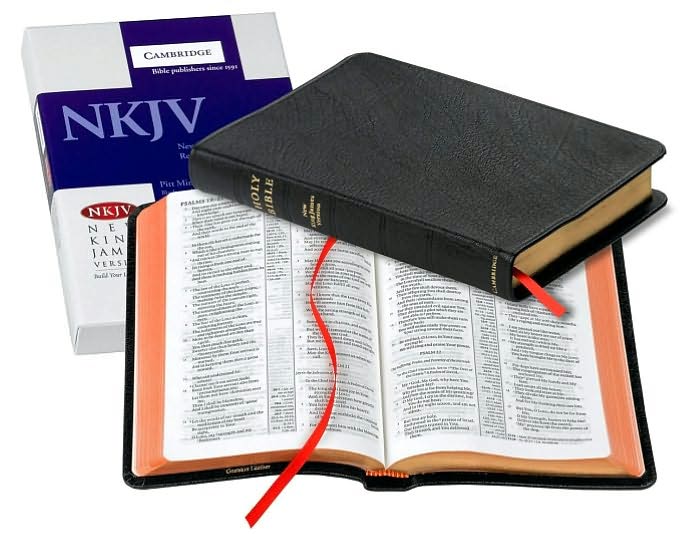 NKJV Pitt Minion Reference Black Goatskin NK446XR