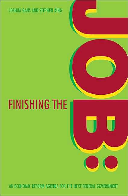 Finishing the Job: Real-World Policy Solutions in Health, Housing, Education and Transport