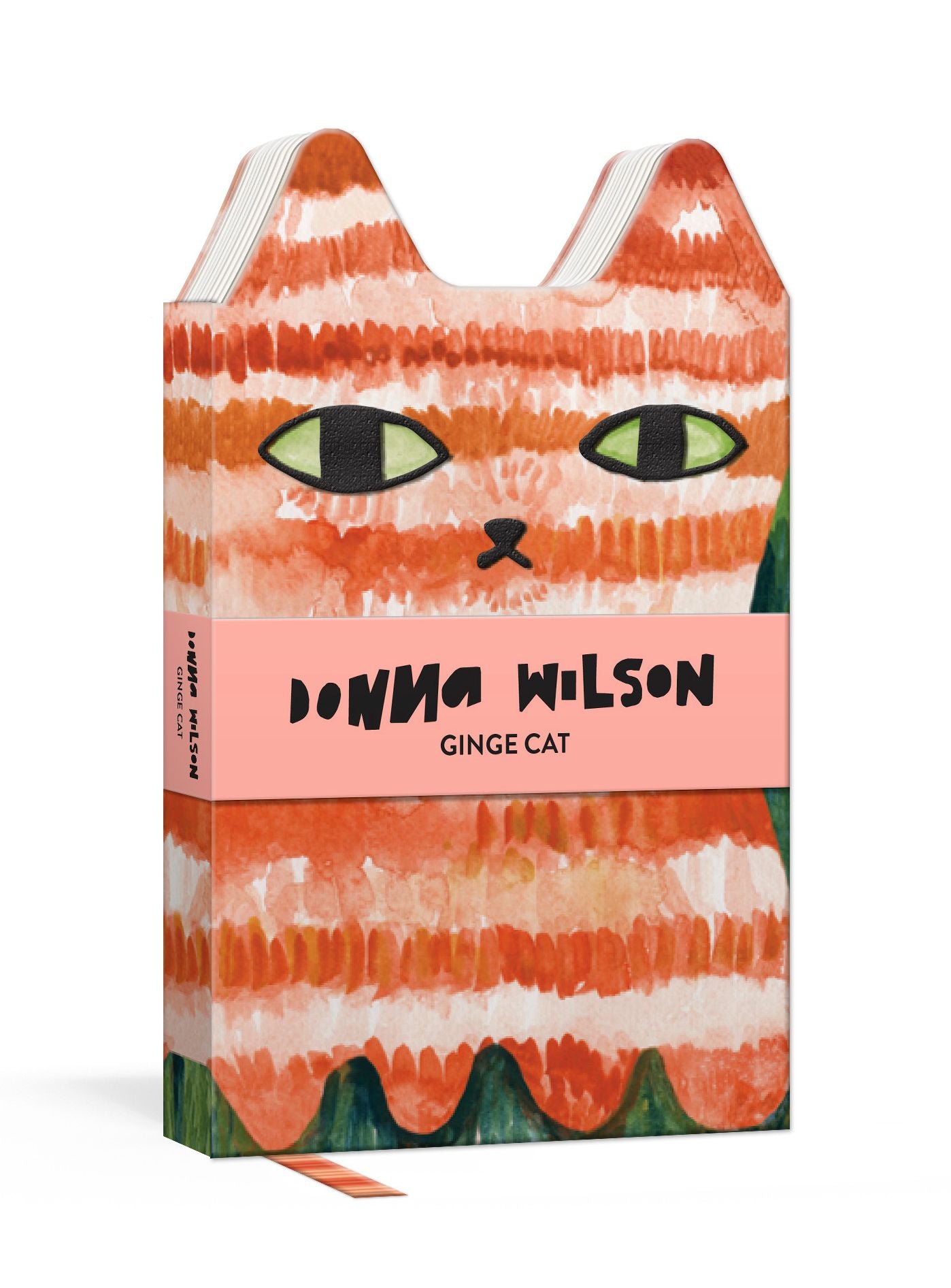 Ginge Cat Critter Journal: Hardcover Die-Cut Small Format 144-Page Lined Journal with Ribbon