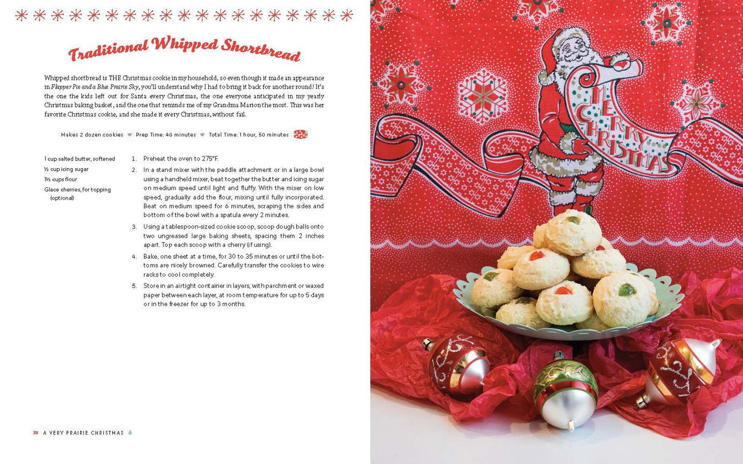 A Very Prairie Christmas Bakebook: Cookies, Candies, Cakes & More: Vintage Baking to Celebrate the Festive Season
