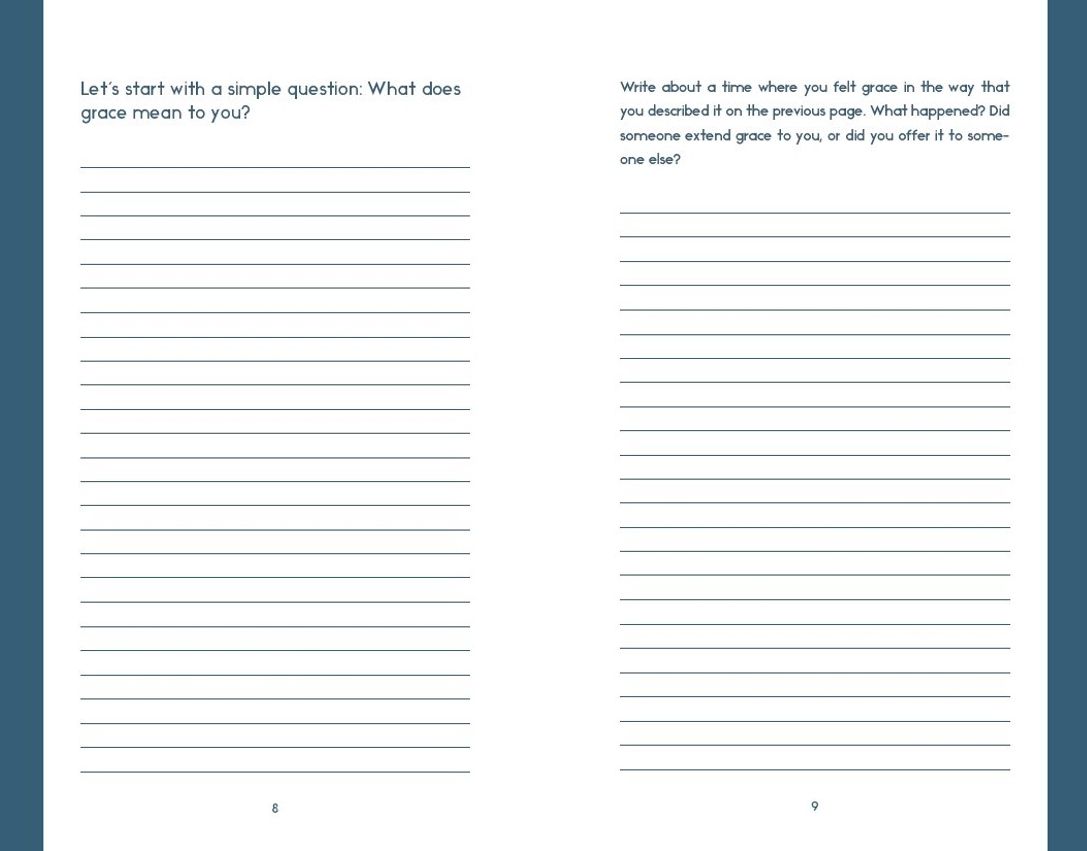 Choose Grace: A Journal for Not Being So Hard on Yourself (and Others, Too!)