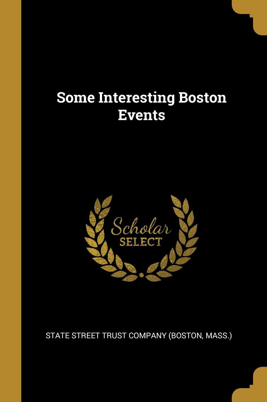 Some Interesting Boston Events