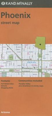 Phoenix Streets, Arizona Map