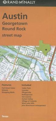 Austin/Georgetown/Round Rock, Texas Map