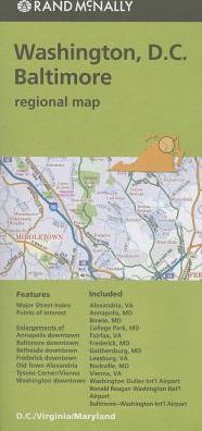 Washington, DC/Baltimore, Maryland Map