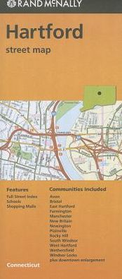 Hartford, Connecticut Streets Map