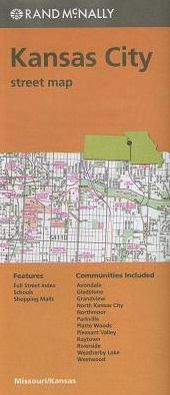 Kansas City Streets, Missouri Map