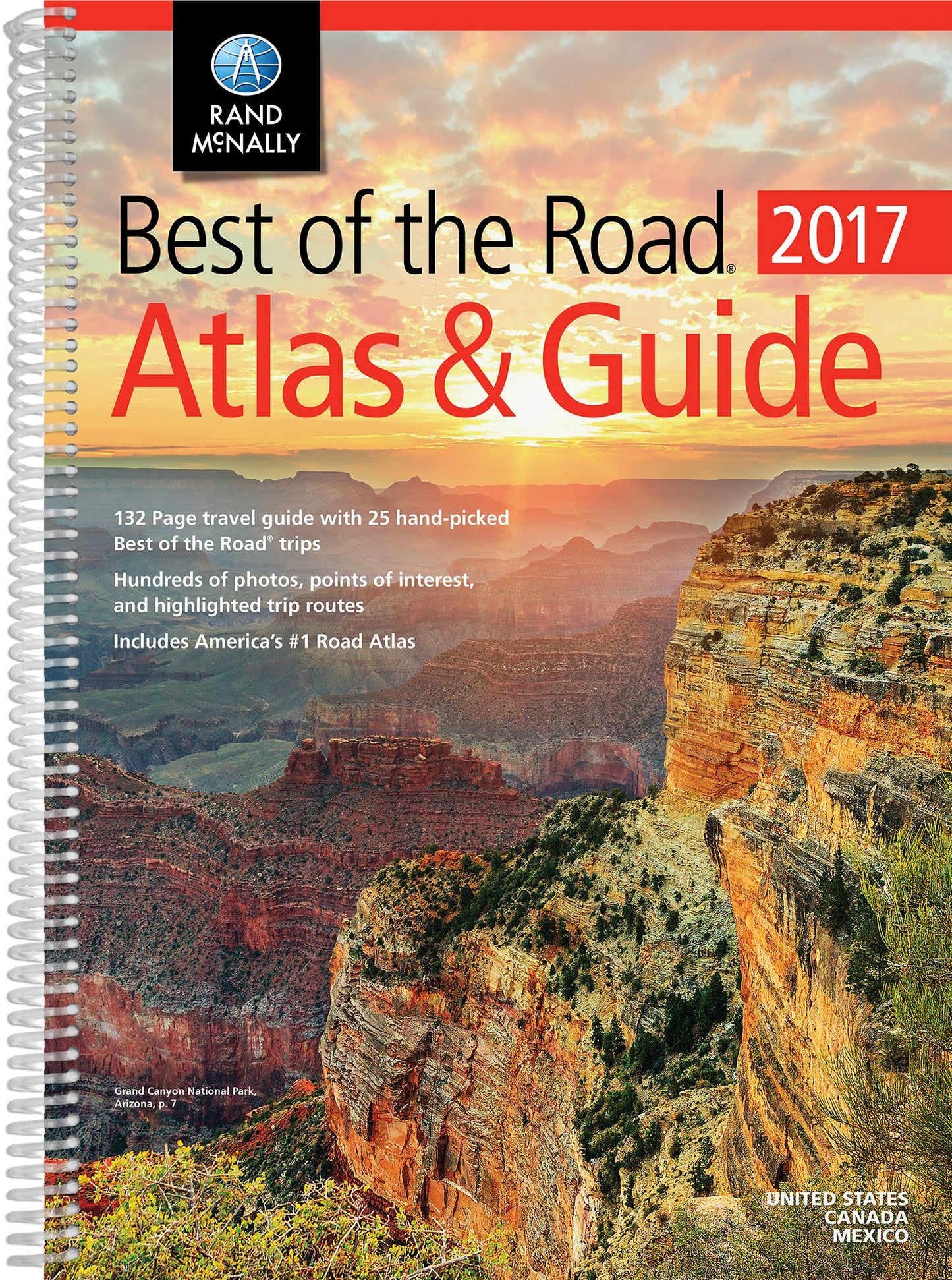 Rand McNally Best of the Road Atlas & Travel Guide 2017