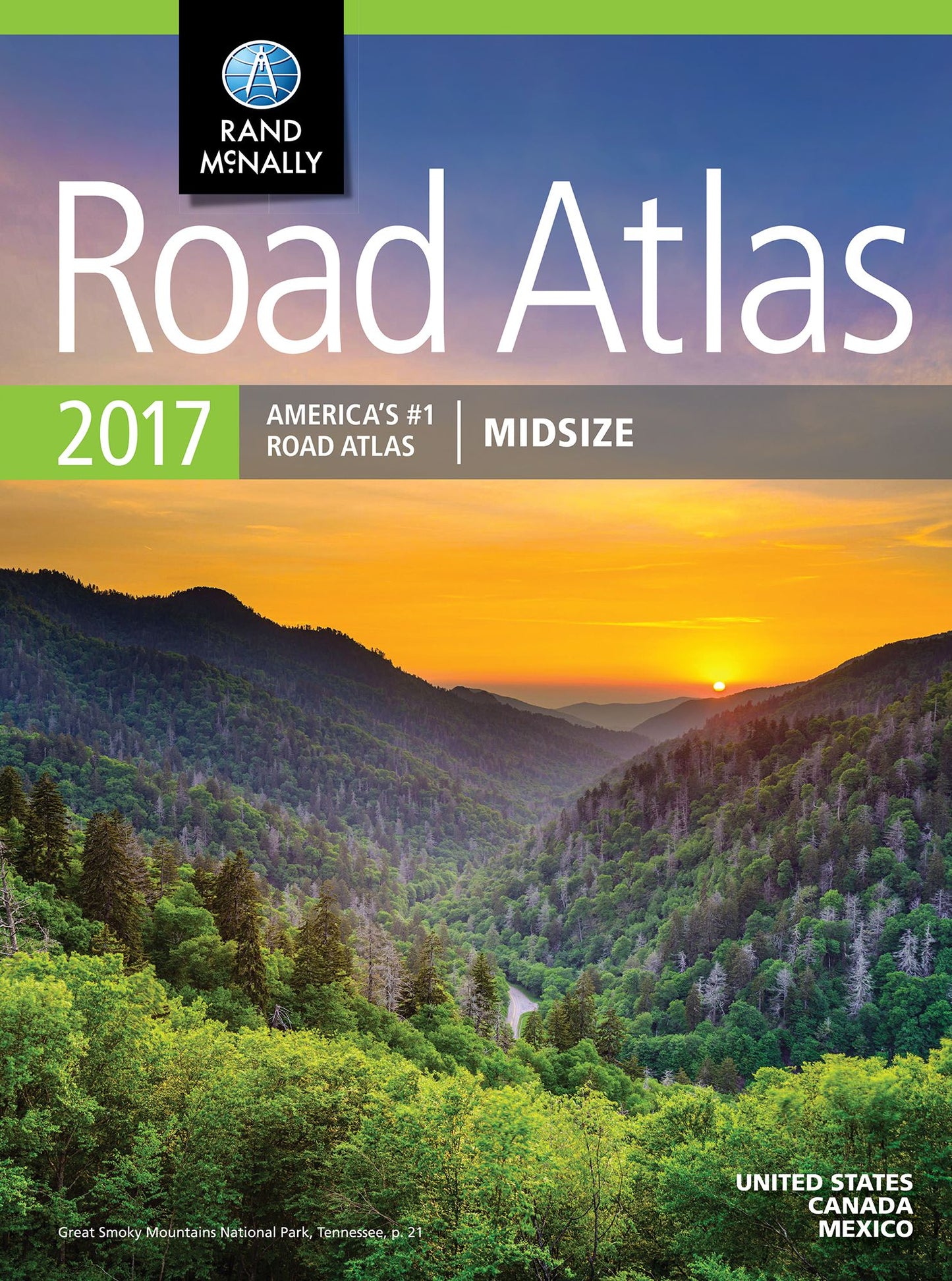 Rand McNally Midsize Road Atlas 2017