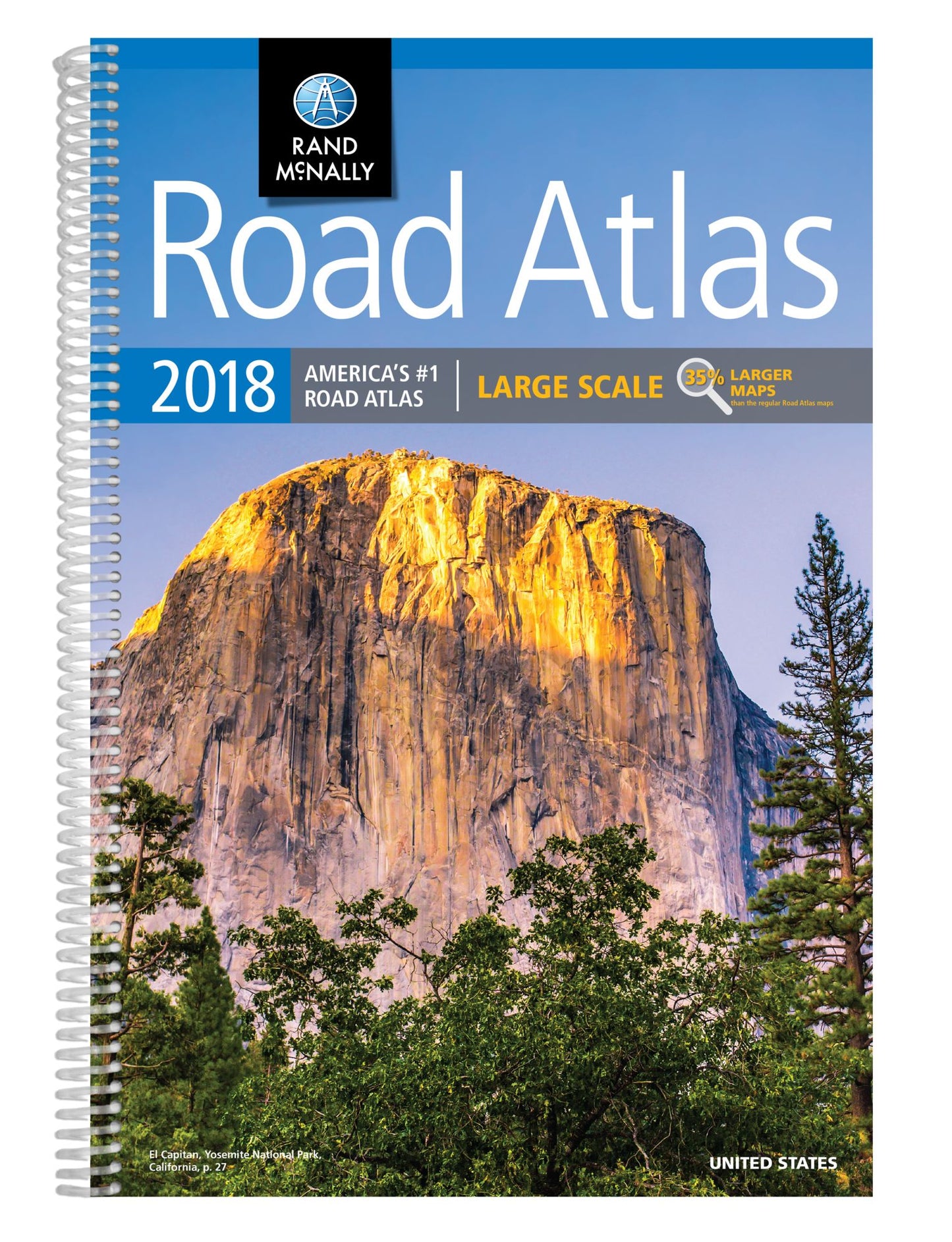 Rand McNally Large Scale Road Atlas 2018
