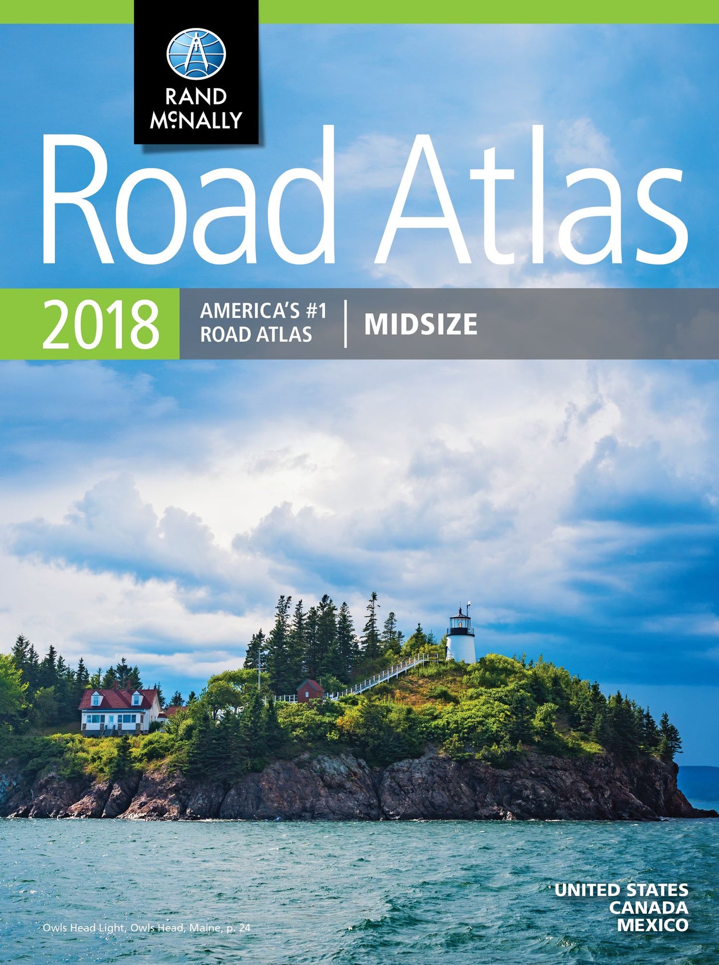Rand McNally Midsize Road Atlas 2018