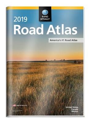 Rand McNally 2019 Road Atlas W/ Vinyl Protective Cover : United States, Canada, Mexico