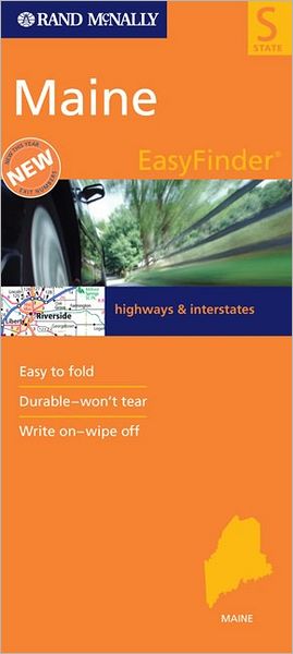 Rand McNally Maine EasyFinder Map