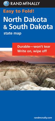Rand McNally North Dakota/South Dakota: EasyFinder Map