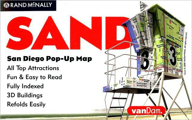 San Diego, California PopUp Map
