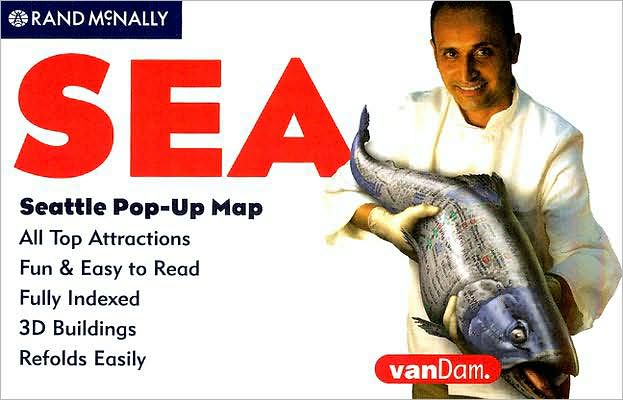 Rand McNally Seattle Pop-Up Map
