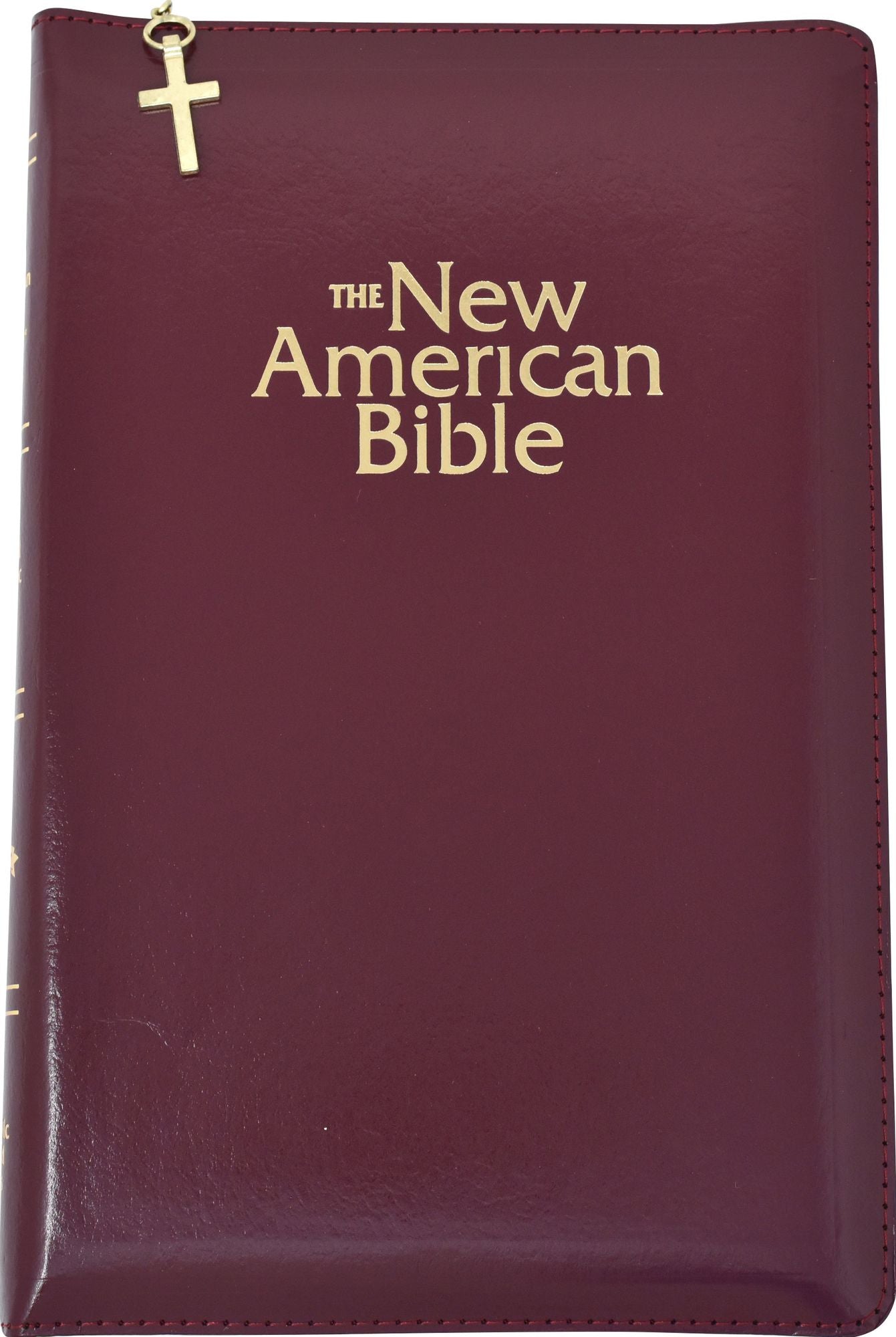NAB Deluxe Gift and Award Bible: New American Bible, burgundy imitation leather, zip cased
