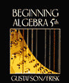 Beginning Algebra with Study Guide Sampler