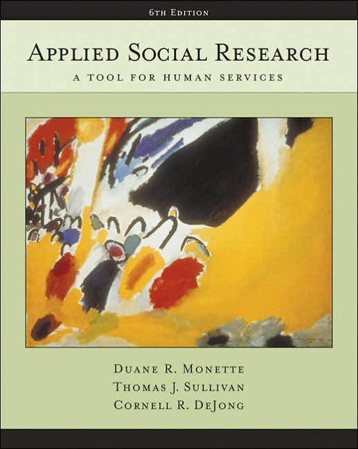 Applied Social Research: A Tool for Human Services