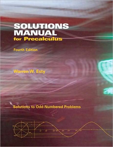 Solutions Manual for Precalculus