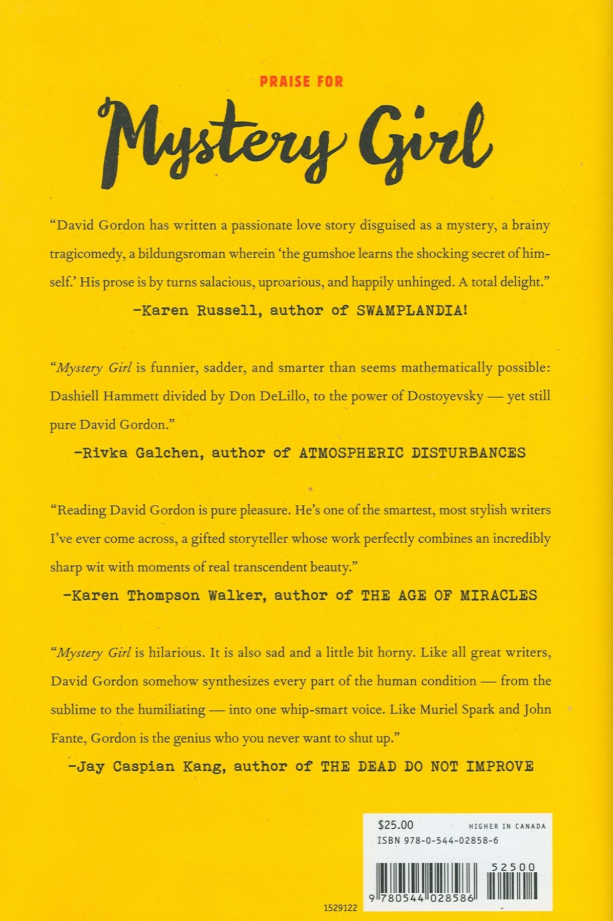 Mystery Girl: A Novel