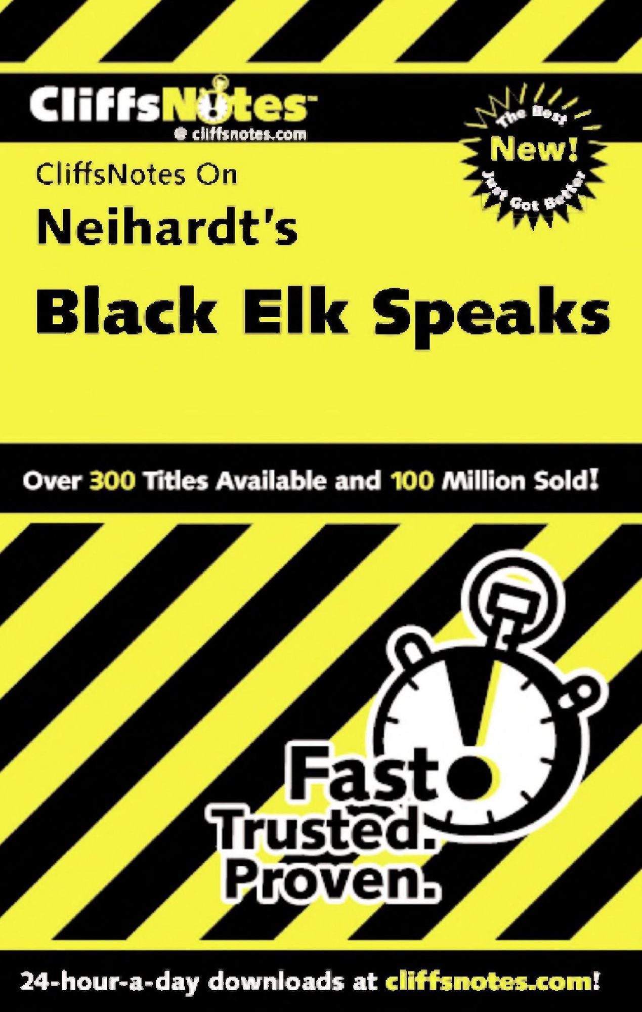 CliffsNotes on Neihardt's Black Elk Speaks