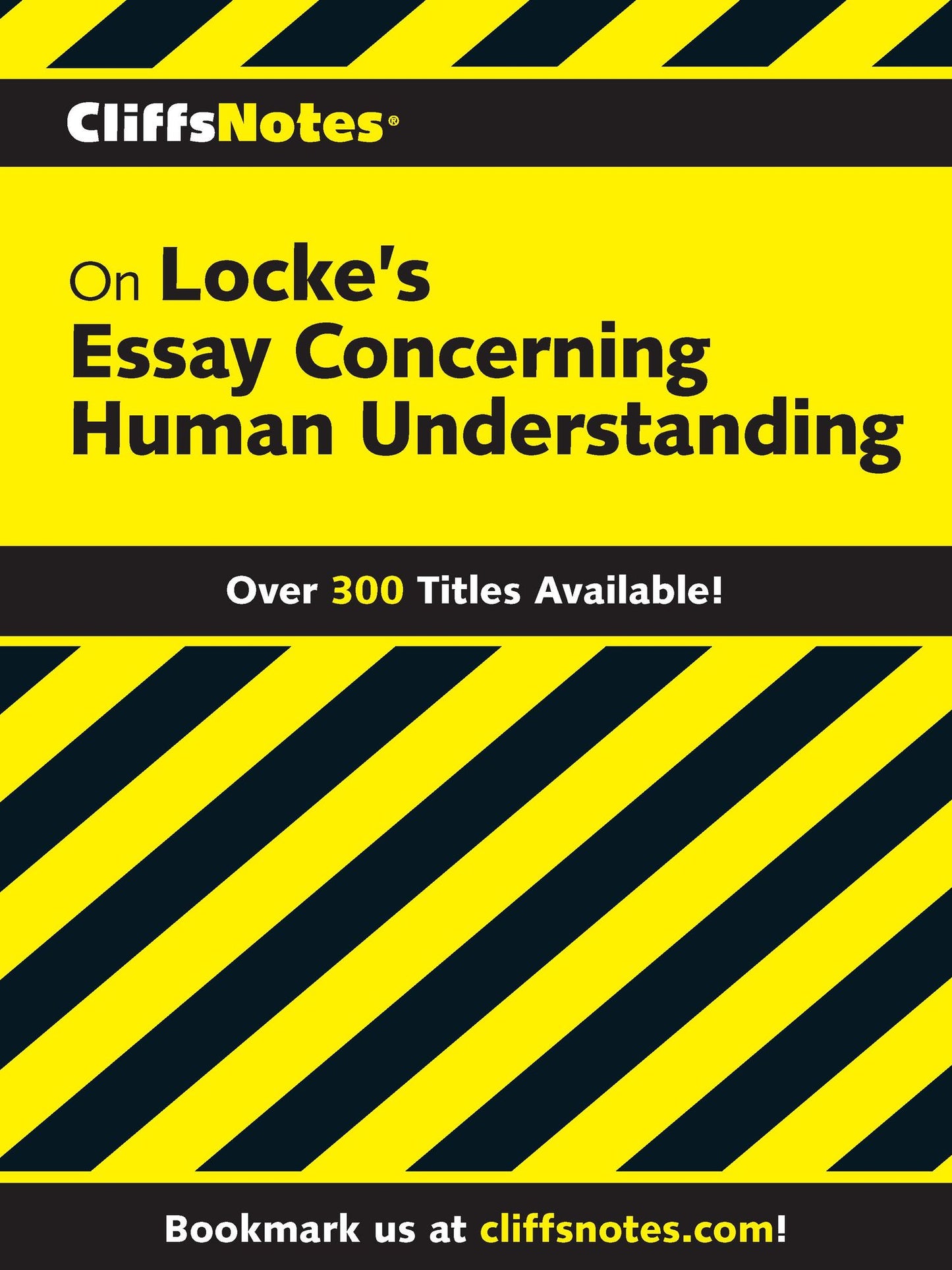 CliffsNotes on Locke's Concerning Human Understanding