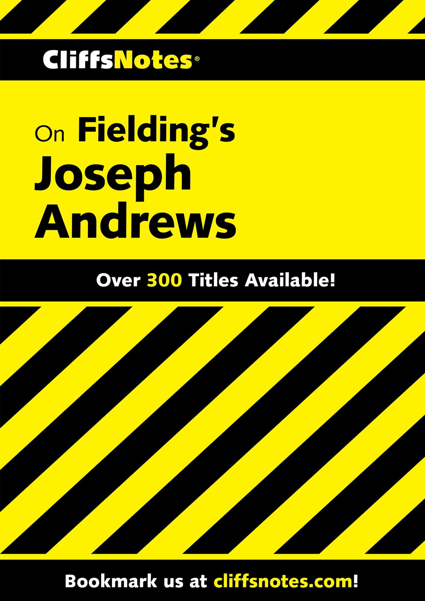 CliffsNotes on Fielding's Joseph Andrews