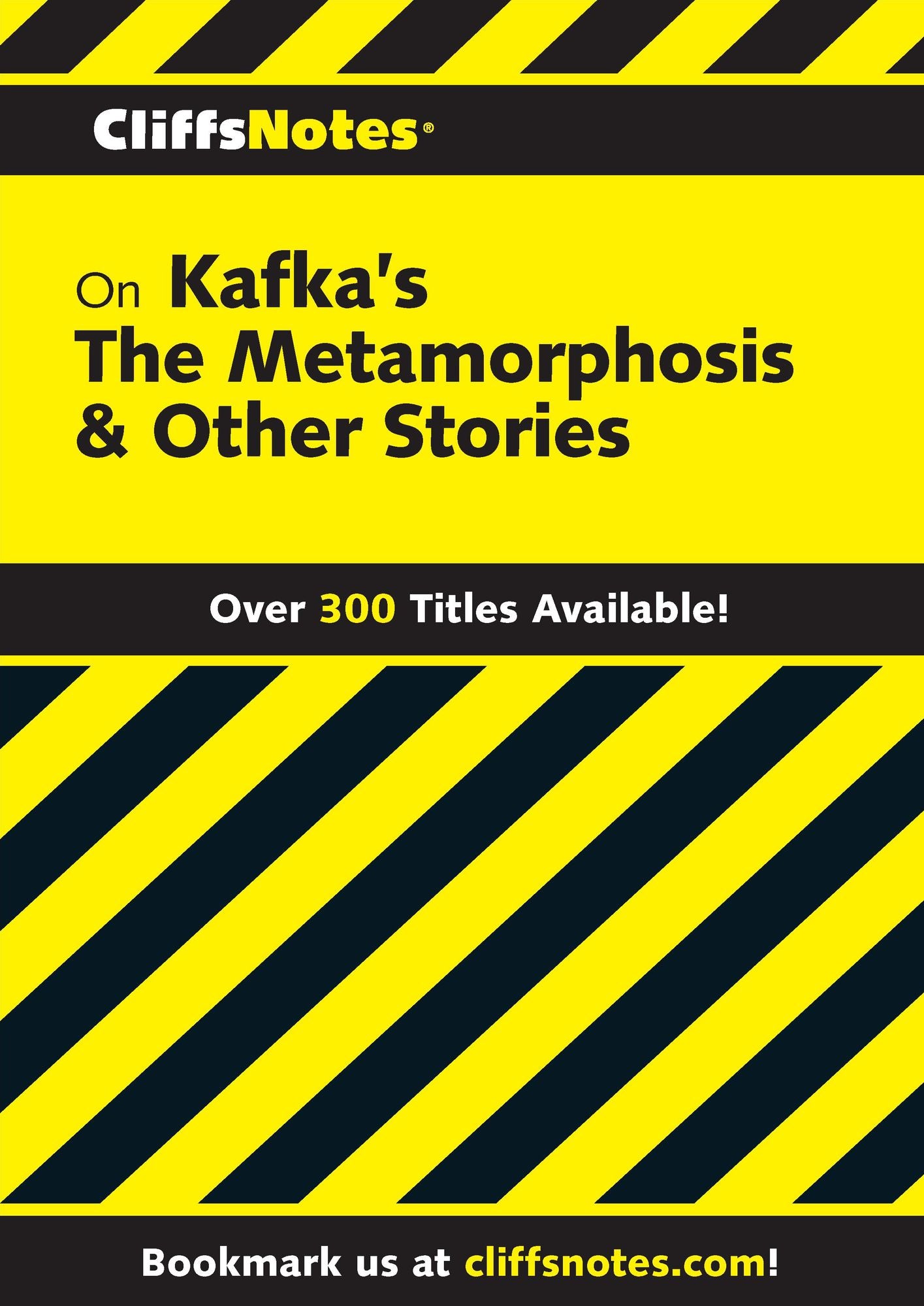 CliffsNotes on Kafka's The Metamorphosis & Other Stories