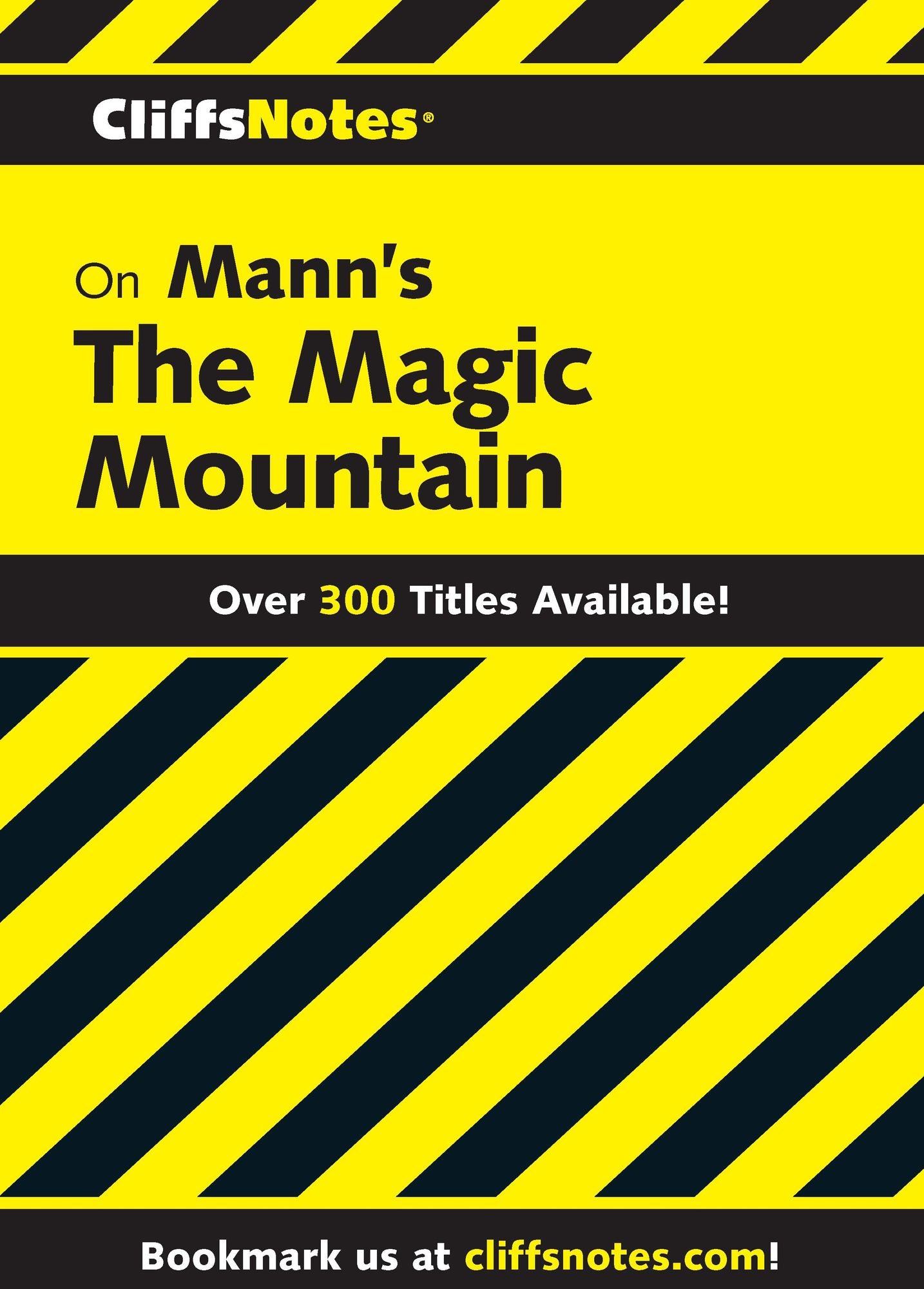 CliffsNotes on Mann's The Magic Mountain