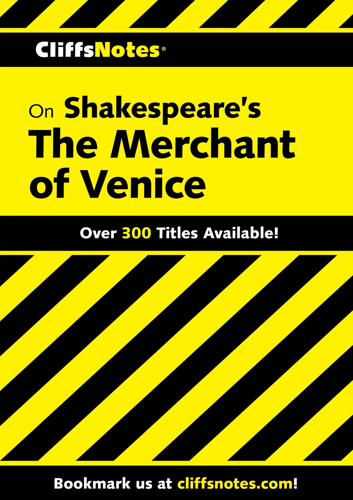 CliffsNotes on Shakespeare's The Merchant of Venice